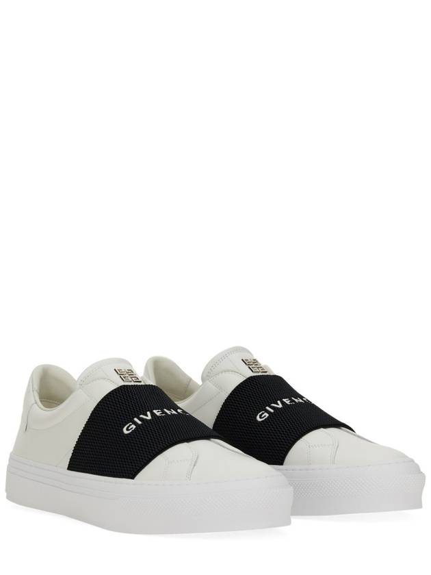 City Court Band Logo Low Top Sneakers White - GIVENCHY - BALAAN 4