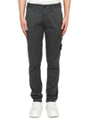 Wappen Patch Cargo Straight Pants Grey - STONE ISLAND - BALAAN 2