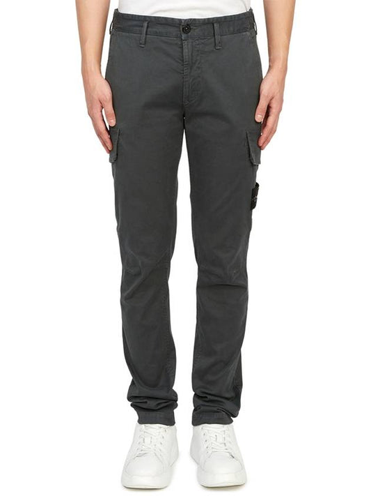 Wappen Patch Cargo Straight Pants Grey - STONE ISLAND - BALAAN 2