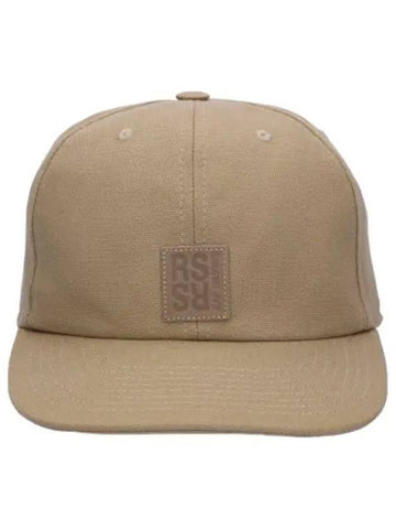 Logo Patch Ball Cap Beige Hat - RAF SIMONS - BALAAN 1