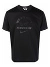 Nike Swoosh Black Short Sleeve T Shirt E546 - COMME DES GARCONS - BALAAN 1