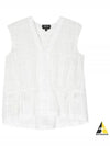 V-neck Check Pattern Sleeveless White - A.P.C. - BALAAN 2