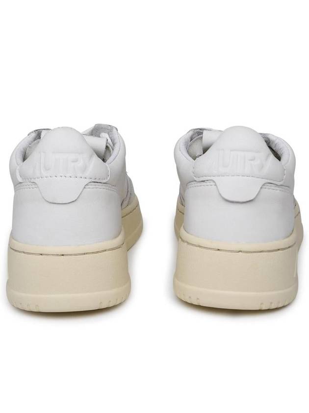 Medalist Goatskin Low Top Sneakers White - AUTRY - BALAAN 5