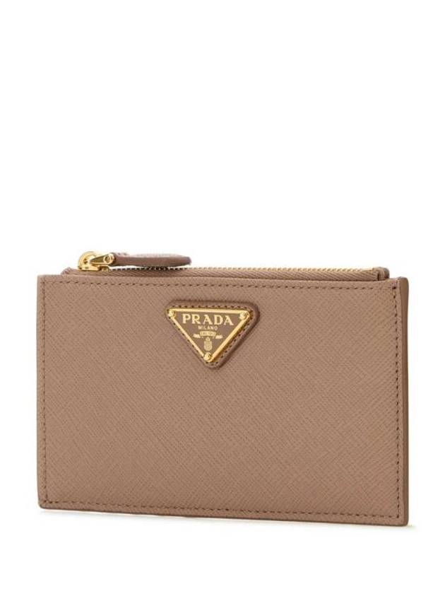 Saffiano Leather Card Wallet Pink - PRADA - BALAAN 3