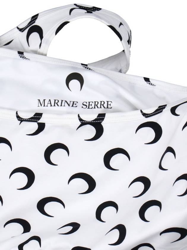 Marine Serre 'Moon Printed Jersey' Cropped Top - MARINE SERRE - BALAAN 5