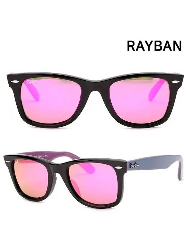 Wayfarer Sunglasses Black Pink - RAY-BAN - BALAAN 3