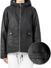 Windemere Wax Hooded Jacket Navy - BARBOUR - BALAAN 2