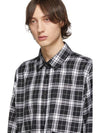 Black check Blouse - NEIL BARRETT - BALAAN 8