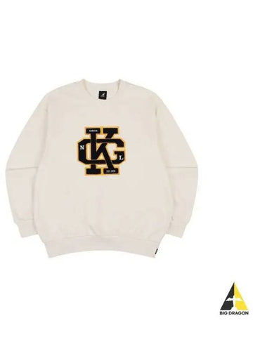 KNGL College Sweatshirt 1761 Ivory - KANGOL - BALAAN 1