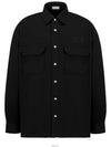 Overshirt Cotton Jacket Black - DIOR - BALAAN 2