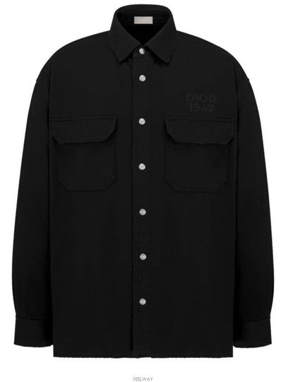 Overshirt Cotton Jacket Black - DIOR - BALAAN 2