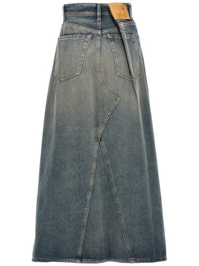 Mm6 Maison Margiela Delavé Denim Skirt - MAISON MARGIELA - BALAAN 2