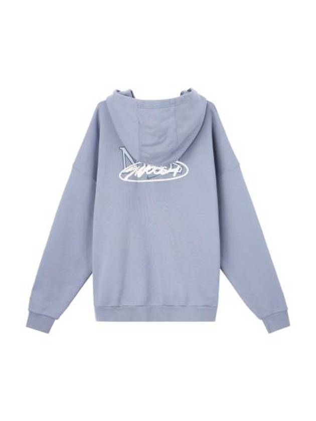 Club Oversized French Terry Pullover Hoodie Asean Slate - NIKE - BALAAN 3