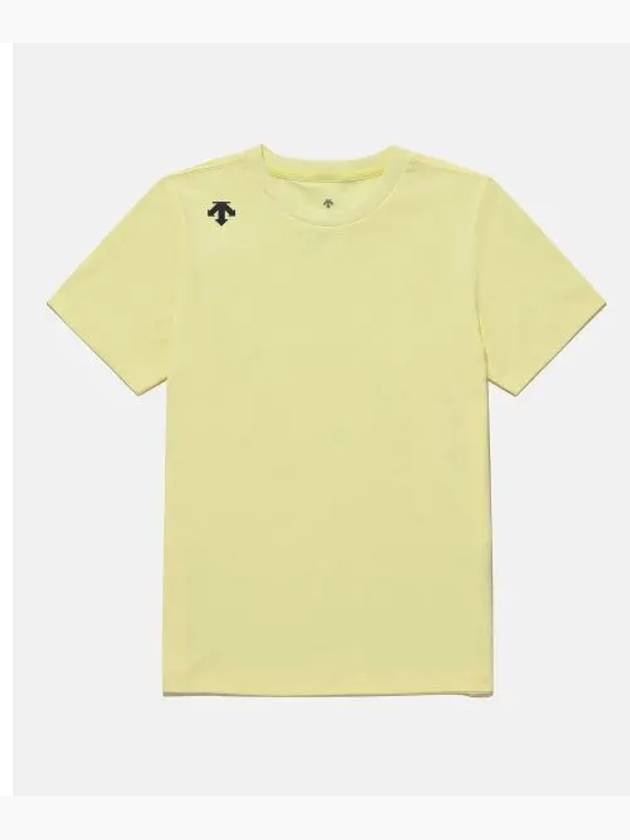 Junior TOUGH Essential Short Sleeve T Shirt Yellow SP32JUTS74 - DESCENTE - BALAAN 1