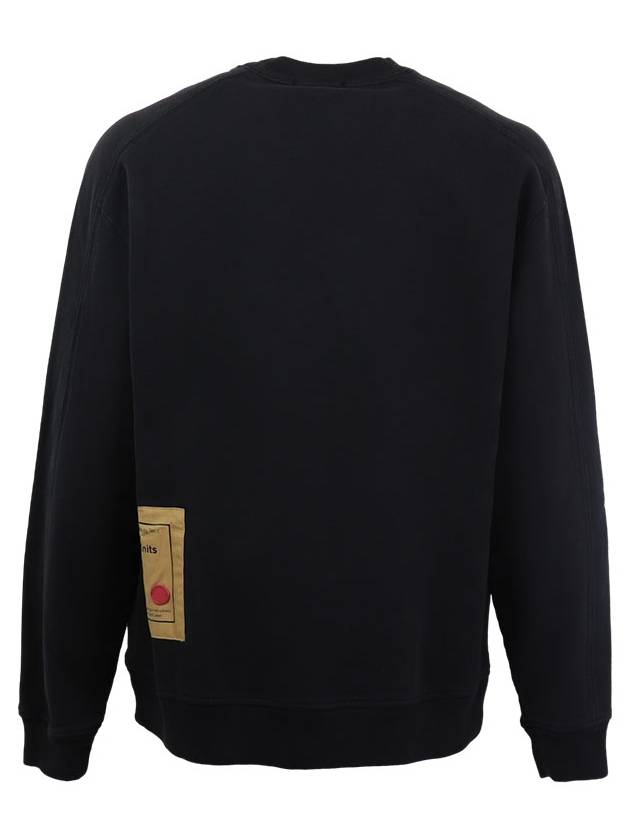 Men's Felpa Chiusa Girocollo Sweatshirt Black - TEN C - BALAAN 3