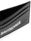 Logo Print Card Wallet Black - BALENCIAGA - BALAAN 4