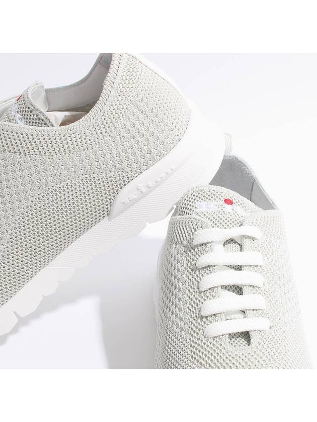 Fit Knit Low Top Sneakers Light Grey - KITON - BALAAN 5