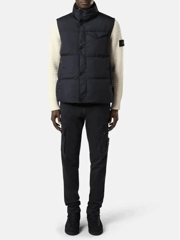 Crinkle Reps R-NY Down Vest Navy - STONE ISLAND - BALAAN 5