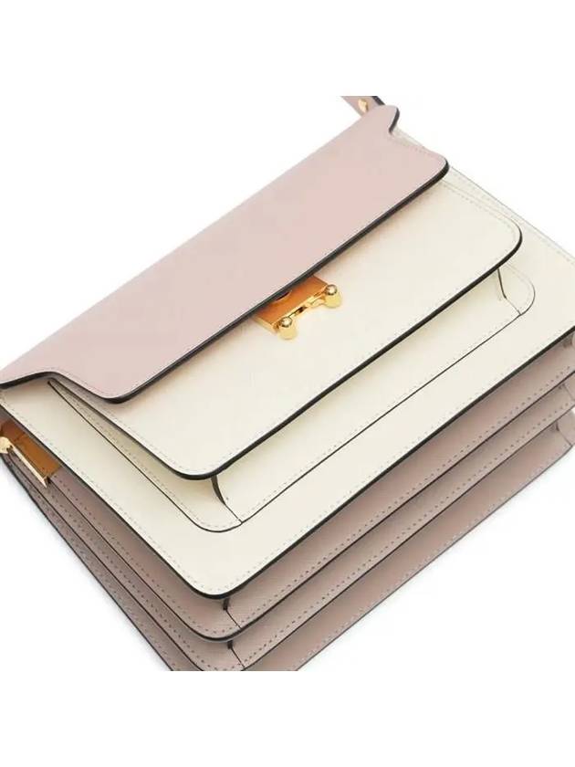 Saffiano Medium Trunk Shoulder Bag Beige - MARNI - BALAAN 4