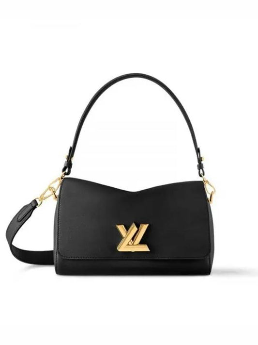 Soft Twist Other Leather Shoulder Bag Black - LOUIS VUITTON - BALAAN 2