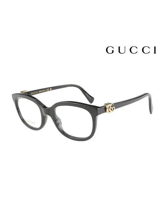 Glasses Frame GG1075O 001 Square Acetate Men Women Glasses - GUCCI - BALAAN.