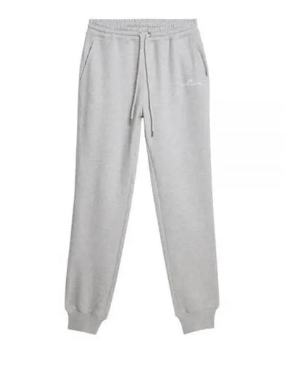 Alpha Track Pants Light Grey Melange - J.LINDEBERG - BALAAN 2