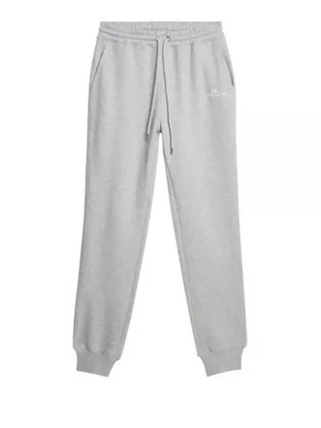 Alpha Track Pants Light Grey Melange - J.LINDEBERG - BALAAN 1