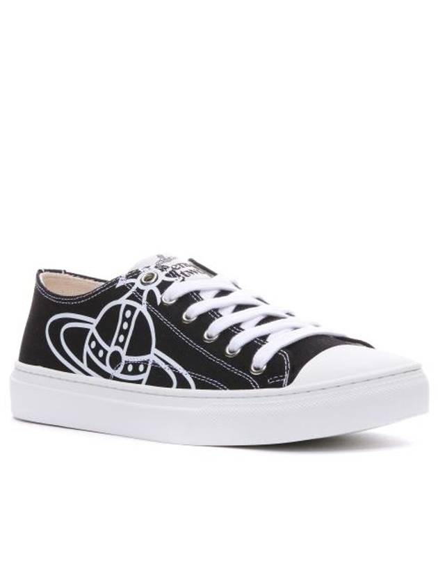 ORB Logo Low Top Sneakers Black - VIVIENNE WESTWOOD - BALAAN 4