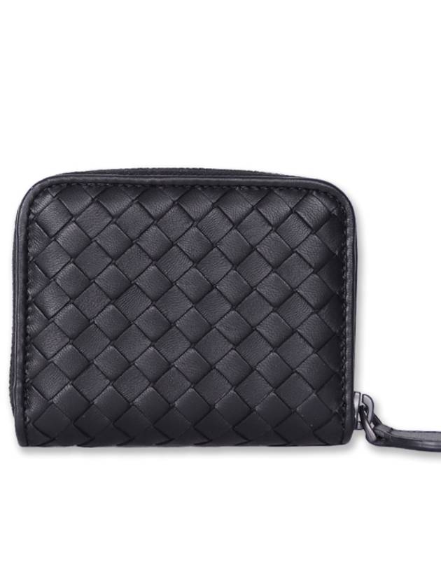 Intrecciato Napa Coin Wallet Black - BOTTEGA VENETA - BALAAN 4