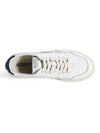 Medalist Black Heel Tab Low Top Sneakers White - AUTRY - BALAAN 4