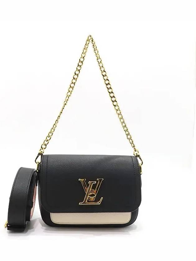 M58557 Black Leather Lock Me Tender Shoulder Bag and Crossbag - LOUIS VUITTON - BALAAN 2