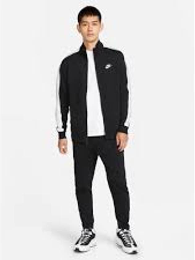 Sportswear Club Zipper Track Jacket Black - NIKE - BALAAN 3