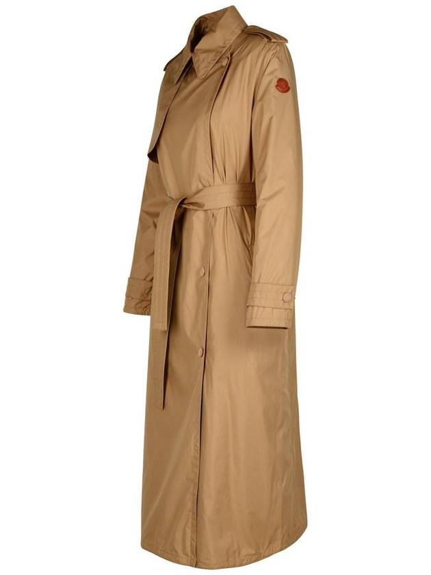 Women's Barbetane Down Trench Coat Camel Beige - MONCLER - BALAAN 3