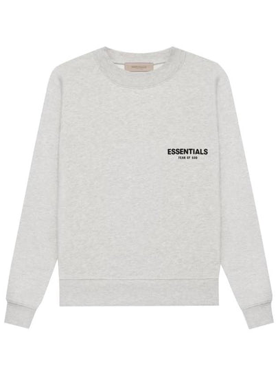 Essential The Core Collection Crew Neck Sweatshirt Light Oatmeal Women - FEAR OF GOD ESSENTIALS - BALAAN 2