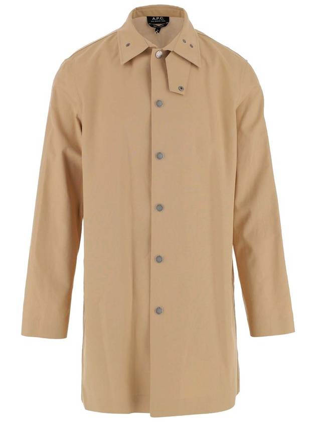 Thibault Cotton Trench Coat Beige - A.P.C. - BALAAN 2