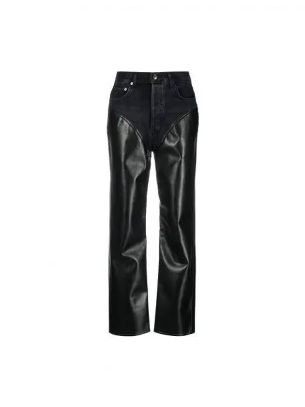 Hybrid Straight Pants Black - AGOLDE - BALAAN 2