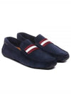 Perthy Suede Loafers Navy - BALLY - BALAAN 2