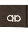 Gancini Card Wallet Brown - SALVATORE FERRAGAMO - BALAAN 7