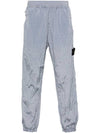 Econyl Regenerated Nylon Baggy Pants Sky Blue - STONE ISLAND - BALAAN 1