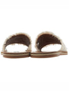 Embroidered Logo Bianca Flat Fabric Slippers Beige - BALLY - BALAAN 5