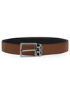 Gancini Reversible Adjustable Leather Belt Radica Black - SALVATORE FERRAGAMO - BALAAN 5