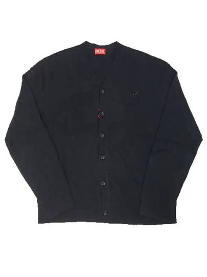 Wool Cashmere Cardigan Black - DIESEL - BALAAN 2