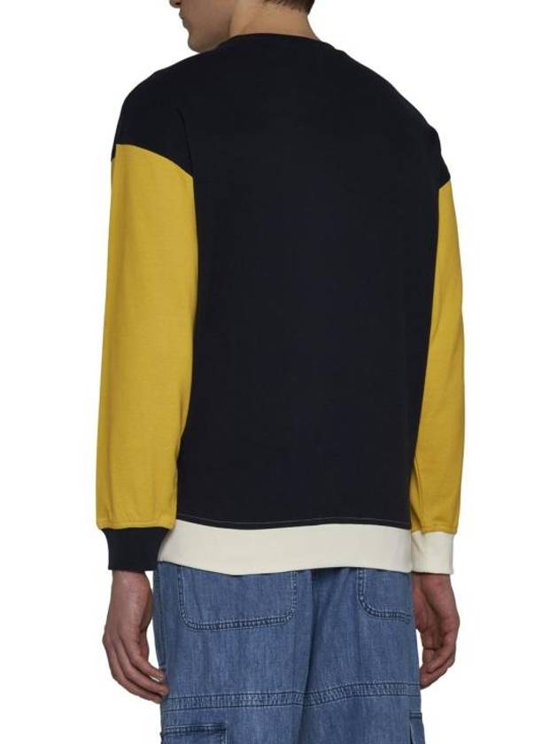 Afton Logo Cotton Sweatshirt Yellow - ISABEL MARANT - BALAAN 5