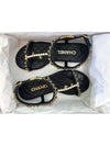 22SS Chain Decorated Strap Flip Flop Sandals G38916 - CHANEL - BALAAN 2