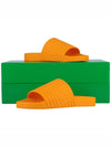 Intrecciato Rubber Slippers Orange - BOTTEGA VENETA - BALAAN 11