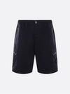 Cargo Bermuda Comfort Fit Cotton Shorts Navy - STONE ISLAND - BALAAN 2