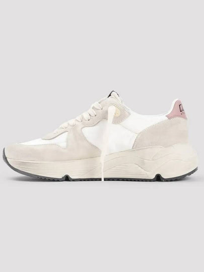 Running Sole Suede Low Top Sneakers Cream - GOLDEN GOOSE - BALAAN 2