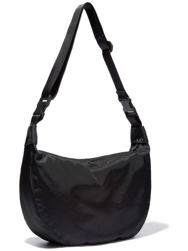 Heavy Twill Nylon Hobo Bag Black - BUTDEEP - BALAAN 1