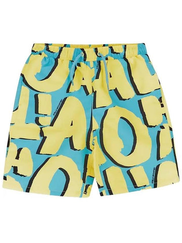 Kids Logo Pattern Swim Short Pants TUCP79 Z1703 655GL - STELLA MCCARTNEY - BALAAN 1