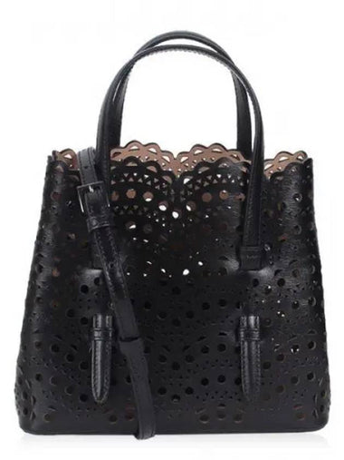 Women s Punching Bag Mina20 Wave Tote Black 1120574 - ALAIA - BALAAN 1